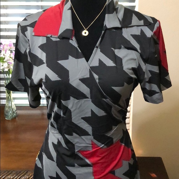 Last One!! Houndstooth Pup Jane Dress Medium - Picture 2 of 7